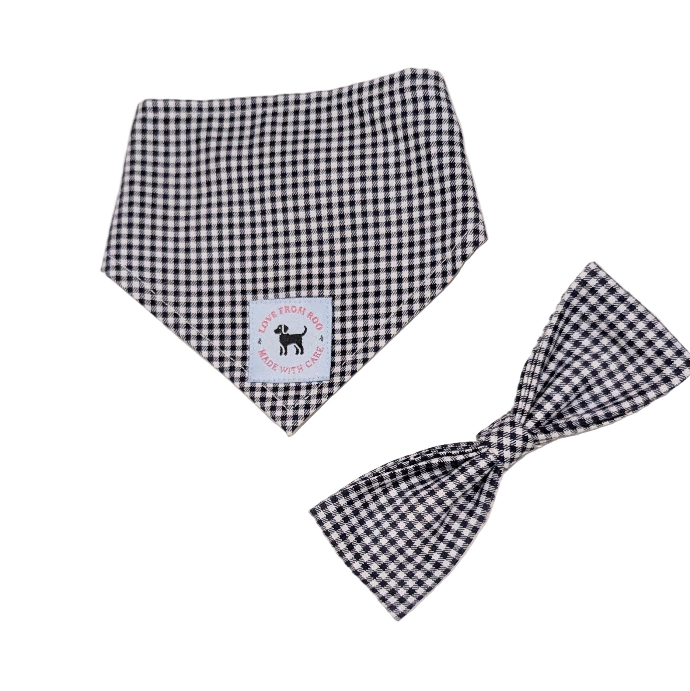 Blue and White Checkered