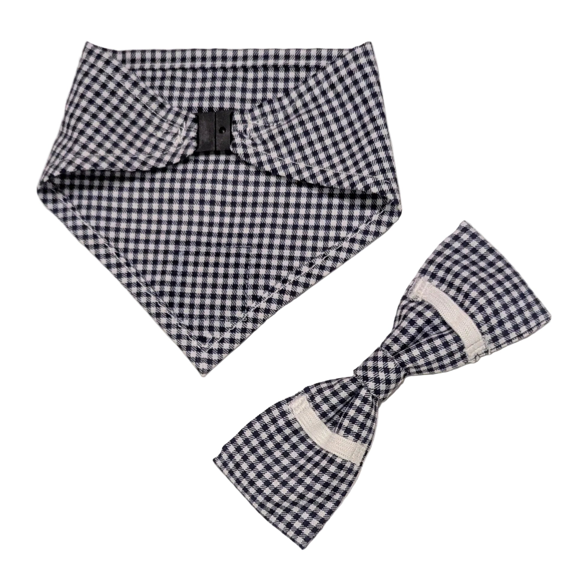 Blue and White Checkered